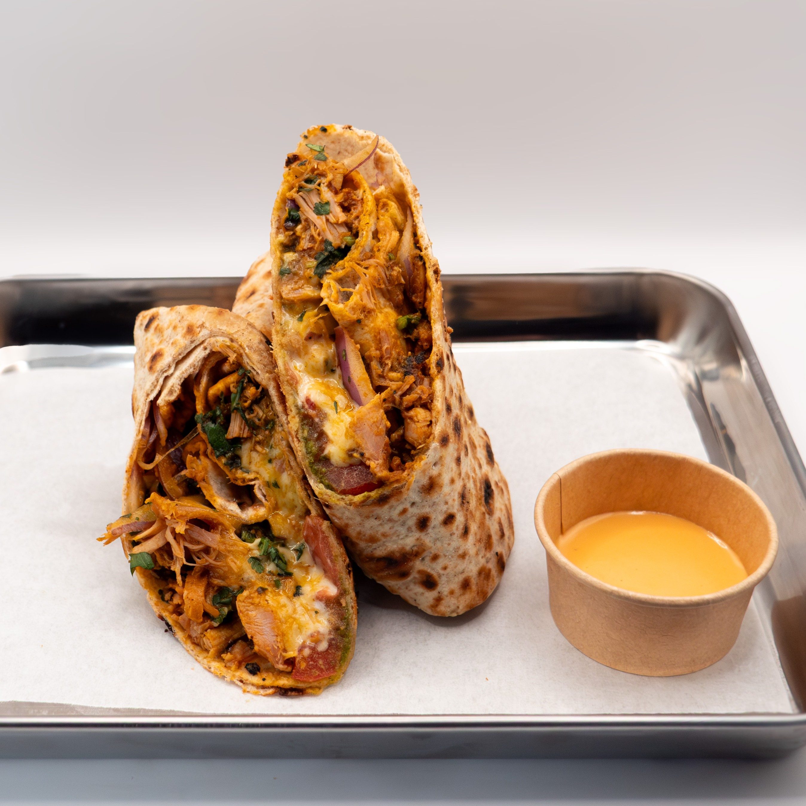 Chicken Tikka Kathi Roll.