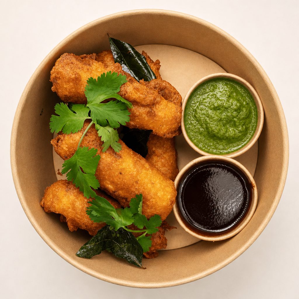 Paneer Pakoras.