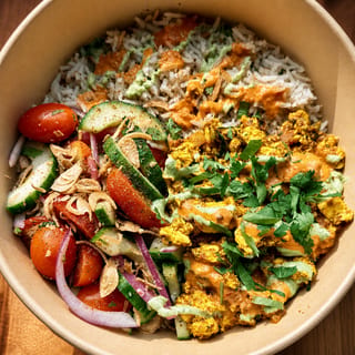 Paneer Bhurji Rice Bowl