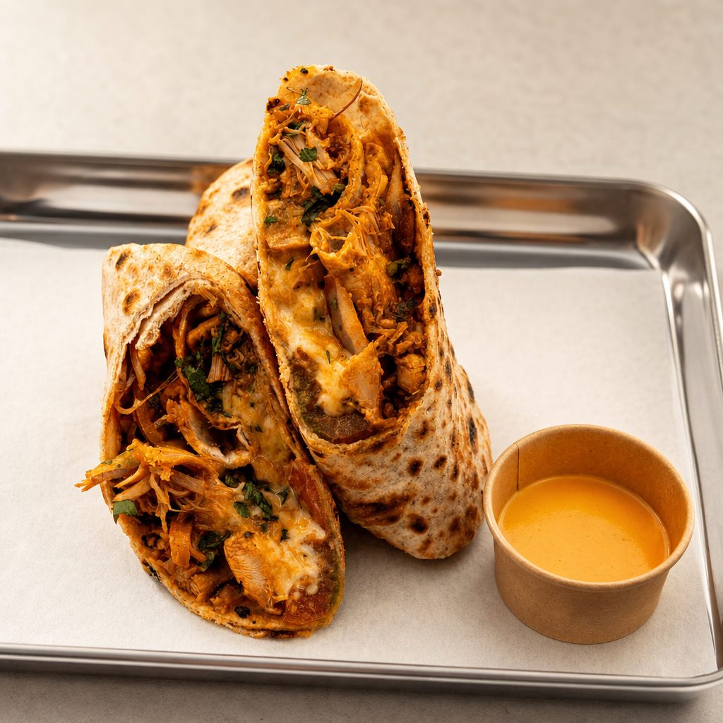 Chicken Tikka Kathi Roll.